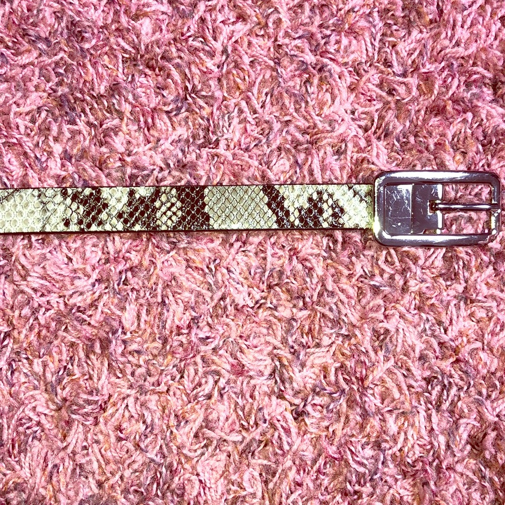 snakeskin belt